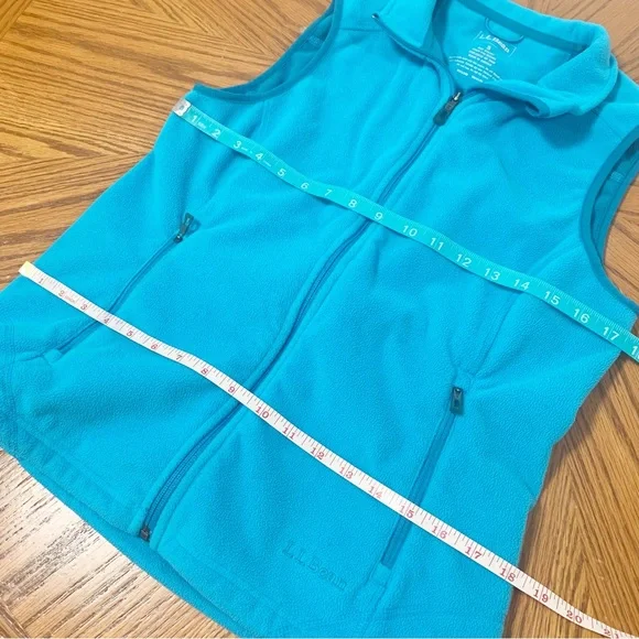 LL Bean teal blue vest small - Picture 4 of 5